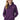Felpa indossata donna Logo Sleeve in Eggplant di Carhartt