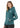 lato Felpa donna Logo Sleeve in Greenstone di Carhartt