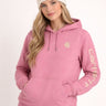 Sweat-shirt à manches avec logo pour femmes en Woodrose par Carhartt