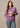 Felpa donna Outlier Hoodie in lilac di Kimes Ranch