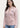 dettaglio Felpa donna con zip Pink di Bove