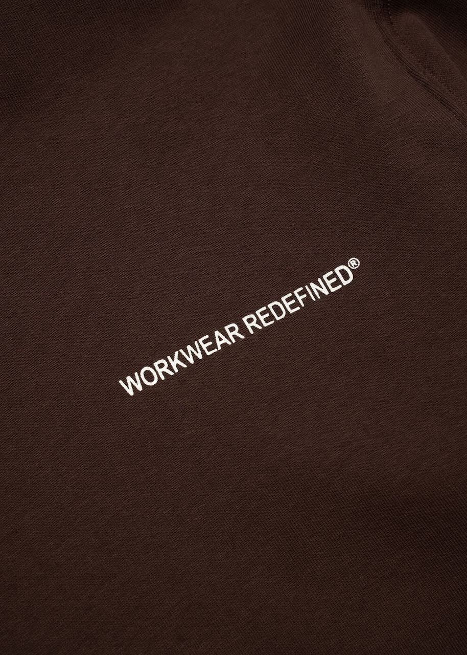 dettaglio scritta Felpa unisex Workwear Redefined Print Crew by Cat