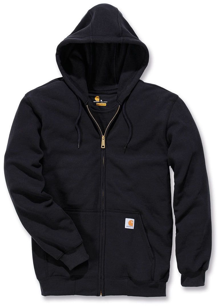 felpa uomo modello hooded sweats black di Carhartt