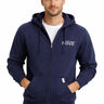 Sweat homme avec zip Blue by Bove