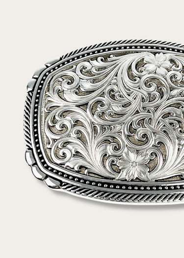 particular Buckle Antiqued Pintpoints and Twisted Rope Trim by Montana Silversmith