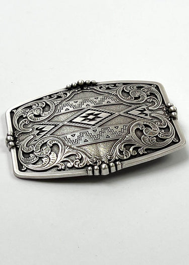 lato Fibbia Aztec Floral di Nocona