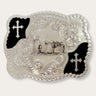 fibbia western christian flourish di Montana Silversmith