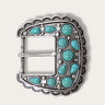 Fibbia donna Turquoise Stone Square di Blazin Roxx