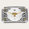 Western Longhorn Cattle Drive buckle by Montana Silversmith