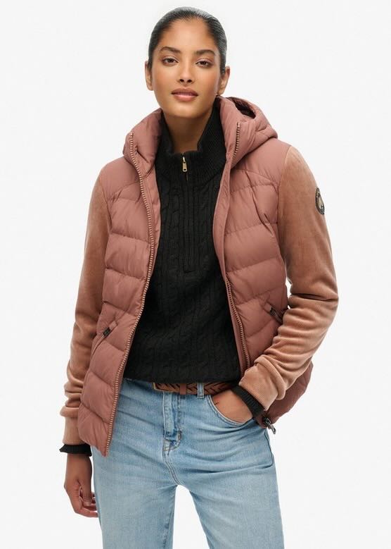 Giacca donna con cappuccio Fuji Storm in Nutmeg by Superdry