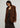 Giacca Paper Cut Vegan Blazer in Brown Bear di Free People