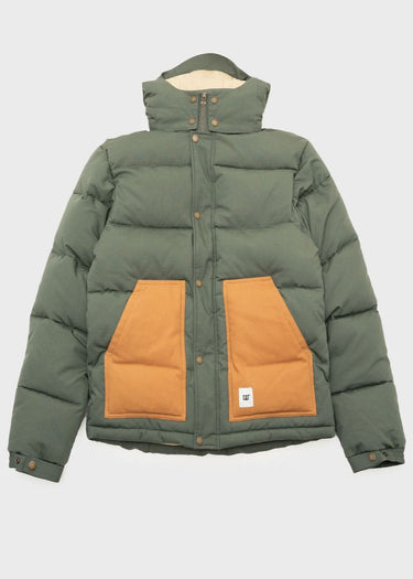 Giacca Uomo Ripstop Puffer in Beetle | Duck by Caterpillar