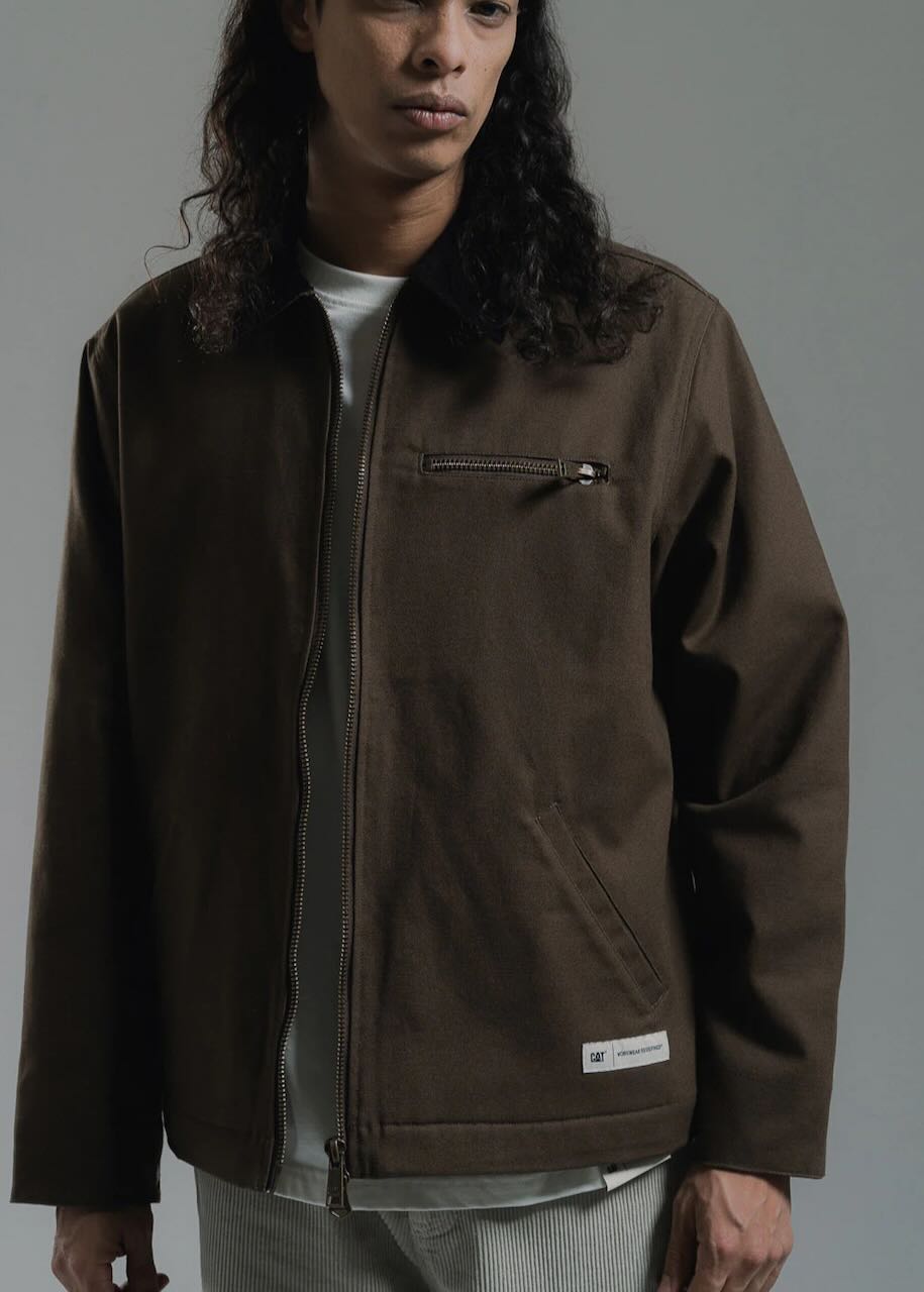 indossata Giacca Uomo Peoria Canvas by Cat