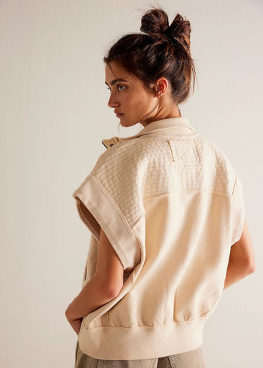 Dolly vest in Bleached Sand by Free People