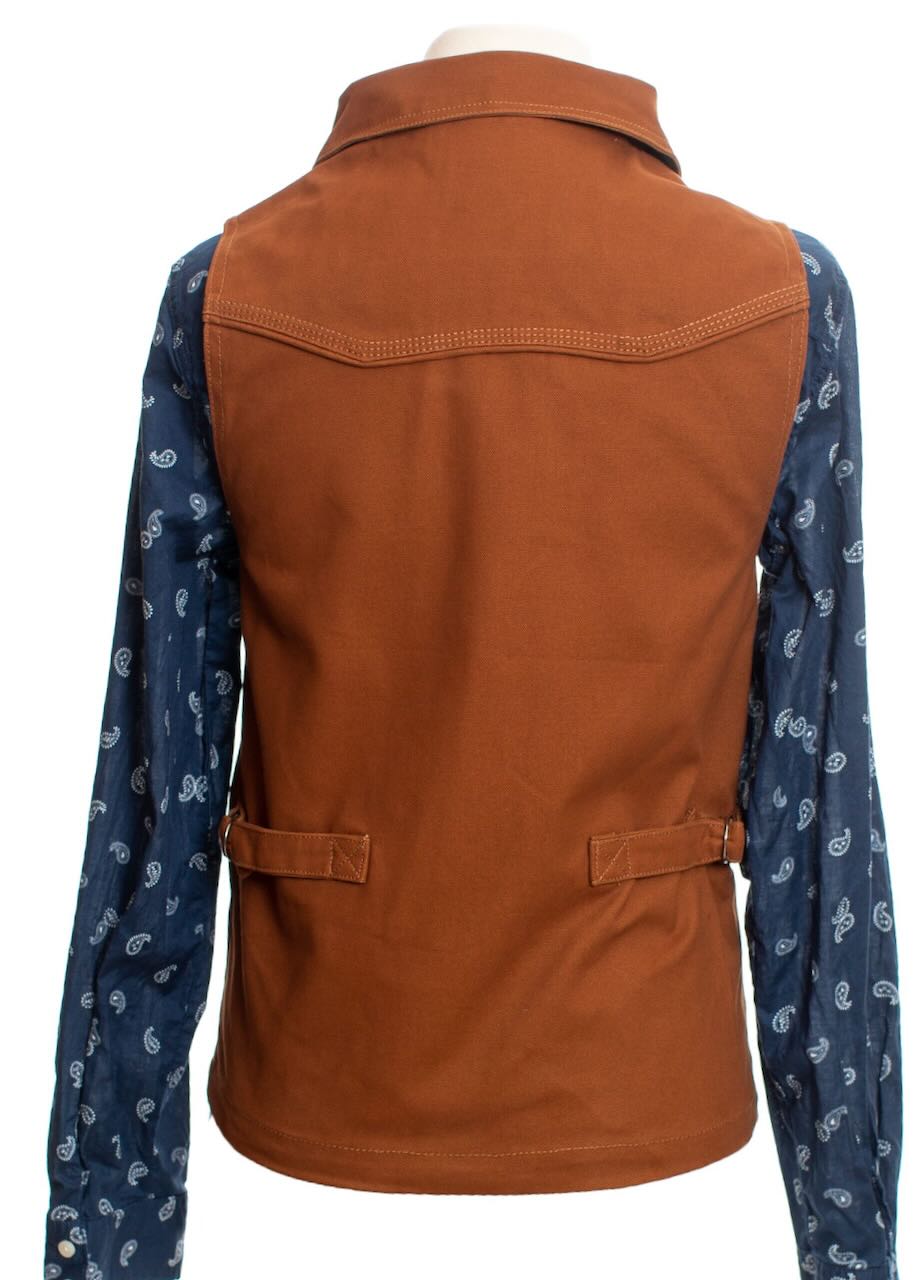 dietro Gilet donna Arizona in cinnamon di Wyoming Traders
