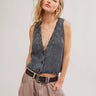 Gilet donna Close To Me in Ink di Free People