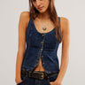 Gilet Kara in Rugged Denim di Free People