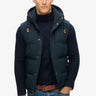 Gilet Imbottito uomo Everest in Eclipse Navy di Superdry
