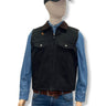 Gilet Cody pour homme en noir Wyoming Traders