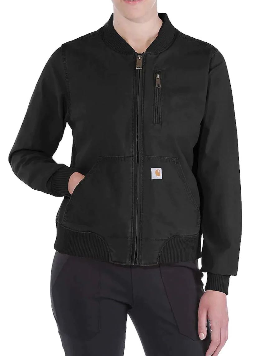 Carhartt Women's Canvas Black Jacket –1