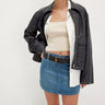 Daylight Denim Mini Skirt in Daybreak by Free People