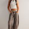 jeans donna good luck mid rise color grey di free people