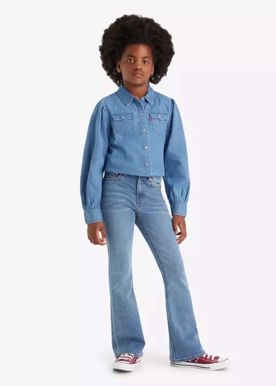 Jeans bambina 726 Hight Rise Flare Clean Gataway di Levi's