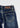 dettaglio salpa Jeans bambina Dark Wash Western  Pocket Trouser di Rock & Roll Denim