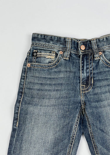 Jeans Slim Fit Straight Baby de Rock & Roll Denim, avec pochettes, en denim surélevé