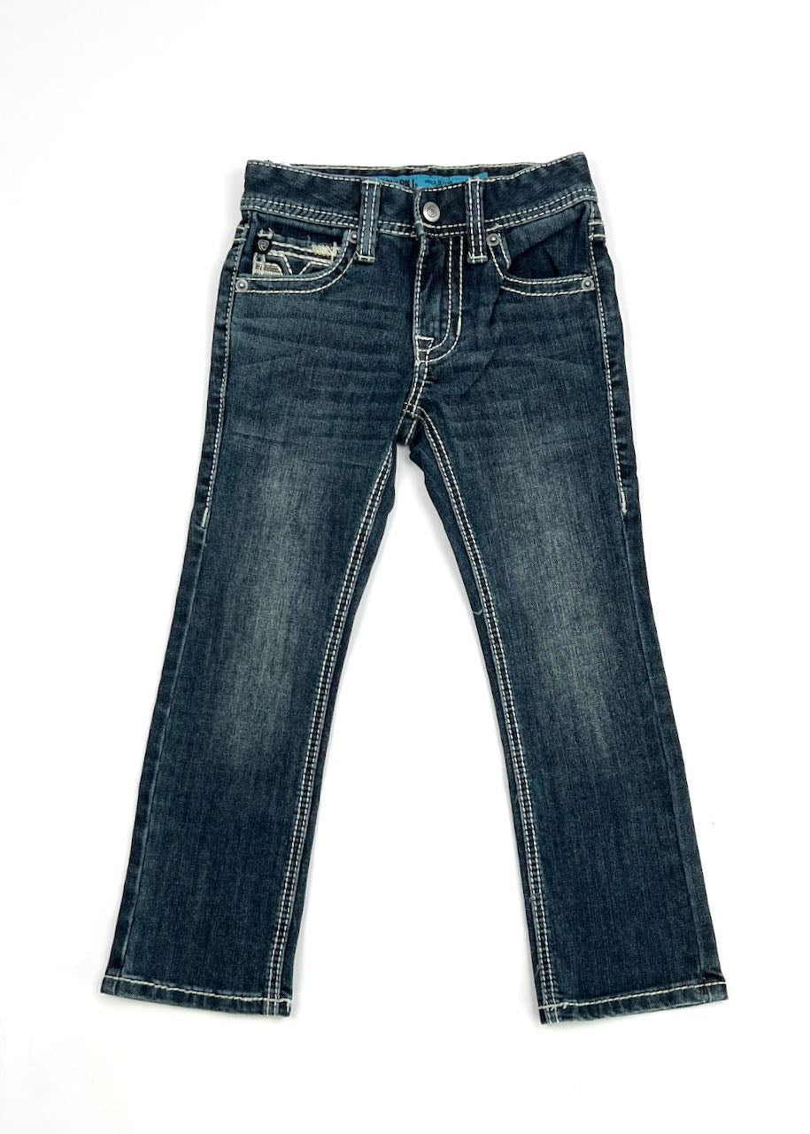 Jeans bambino Raised Denim Slim Fit Straight di Rock & Roll Denim