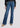 Vorderseite: Damen-Jeans im Bootcut-Schnitt „Lana“ in der Farbe „Mid Voyage“ von Lee
