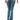 indossato dietro Jeans Bootcut Feather Embellished Pocket in Medium Wash di Grace in LA