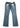 dietro Jeans Bootcut Feather Embellished Pocket in Medium Wash di Grace in LA