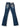 dietro Jeans Bootcut Steerhead Embroidery Mid Rise in Medium Wash di Grace in LA