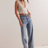 Jeans donna Aster Straight in Opal di Free People