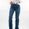 Jeans bootcut bleus Wonder de Wrangler pour femmes