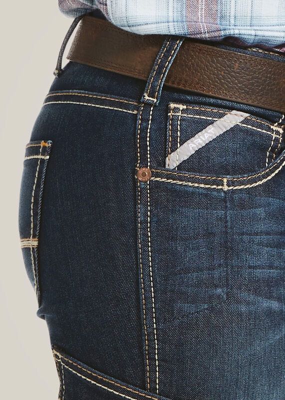 Jeans Rebar DuraStretch Riveter Bootcut in Hallow di Ariat Jeans Rebar DuraStretch Riveter Bootcut in Hallow di Ariat