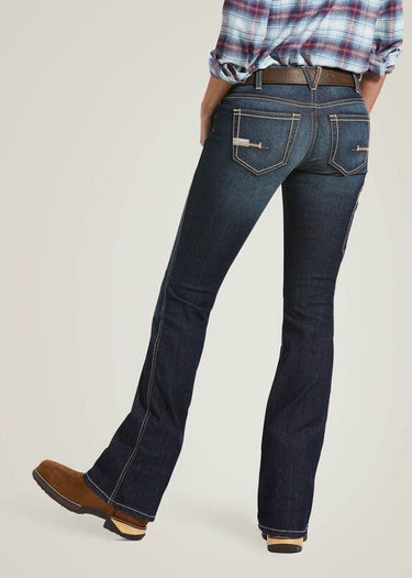 Jeans Bootcut DuraStretch Riveter de Behind Rebar en Hallow par Ariat
