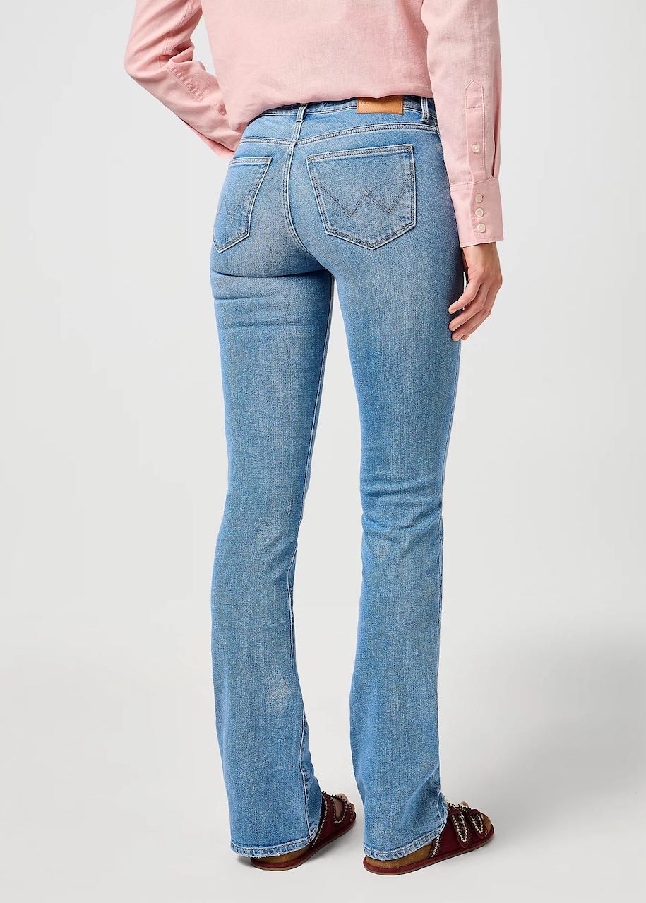 dietro Jeans donna Bootcut Stelth di Wrangler