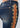 dettaglio dietro Jeans Donna Cowgirl Tassel Trim Bootcut by Grace in LA