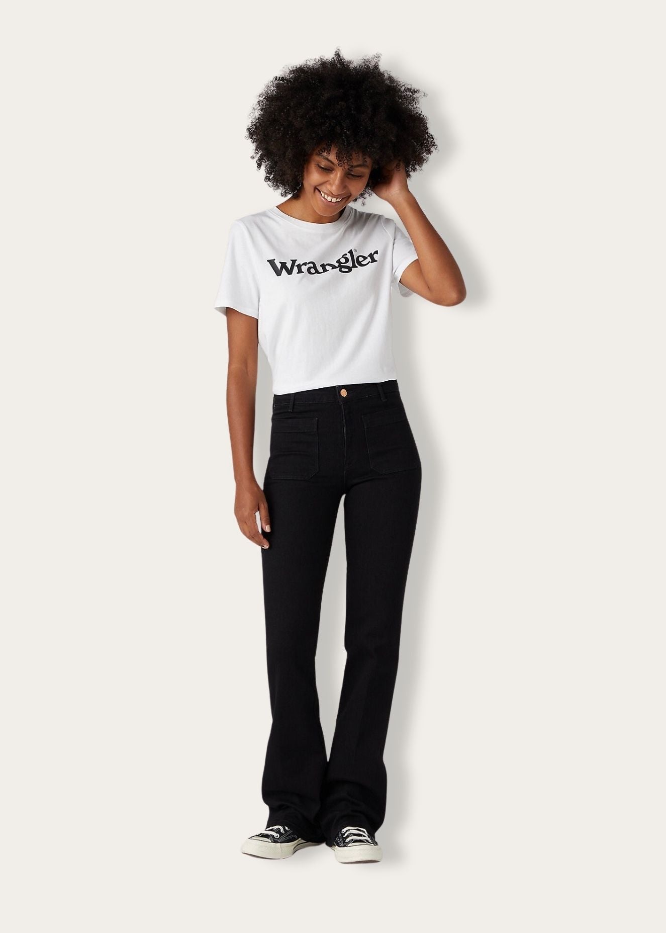 vestibilità jeans donna fare 623 retro black di Wrangler
