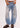 davanti Jeans per donna Good Luck Mid Rise Barrel in Barnyard Blue di Free People