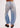 dietro Jeans per donna Good Luck Mid Rise Barrel in Barnyard Blue di Free People