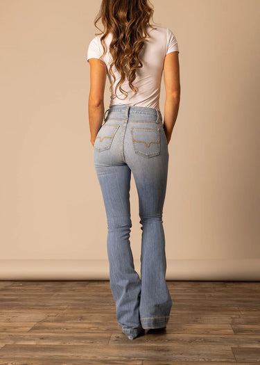 dietro Jeans donna Jennifer in Light Wash di Kimes Ranch