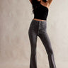 davanti Jeans donna Jayde Flare in Ridge Grey di Free People