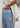 dettaglio ricamo Jeans We The Free Holly Bootcut in Cambridge di Free People