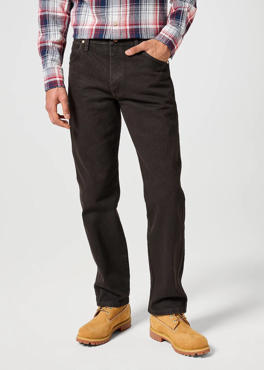 Jeans Uomo 13MWZ in Black Chocolate di Wrangler