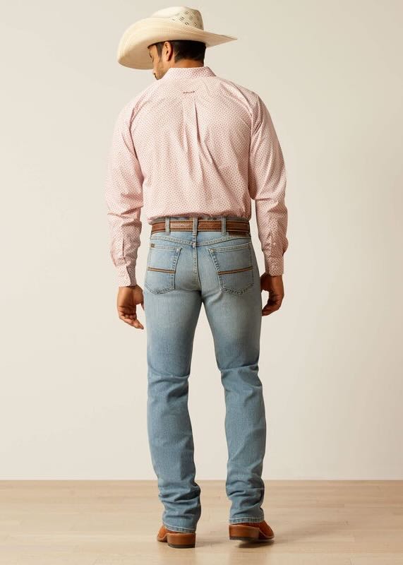 dietro Jeans uomo M7 Slim Pro Series Ray Straight di Ariat