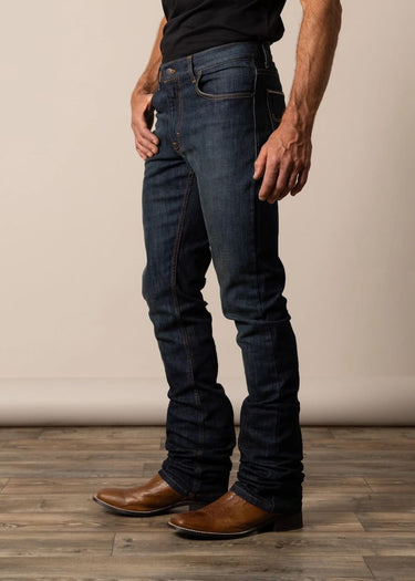Jeans uomo Roger in Dark Wash di Kimes Ranch
