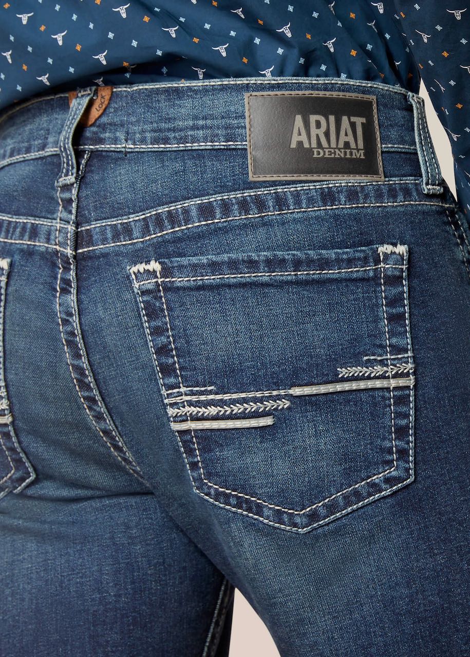 tasca dietro jeans uomo slim m8 modern tekstretch Easton di Ariat